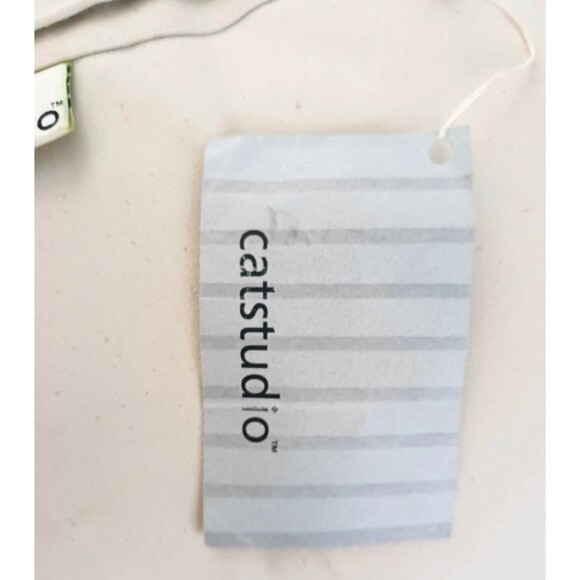 NWT $225 CatStudio Hand Embroidered State of California 20" Retro Throw Pillow - Picture 9 of 11